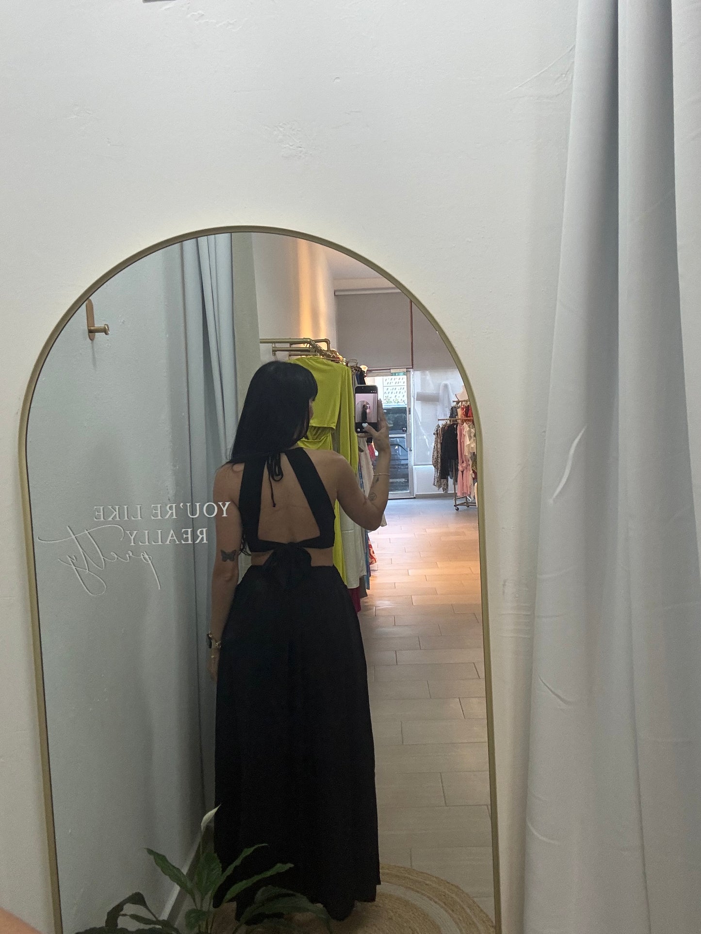 Ruth Long Dress Black