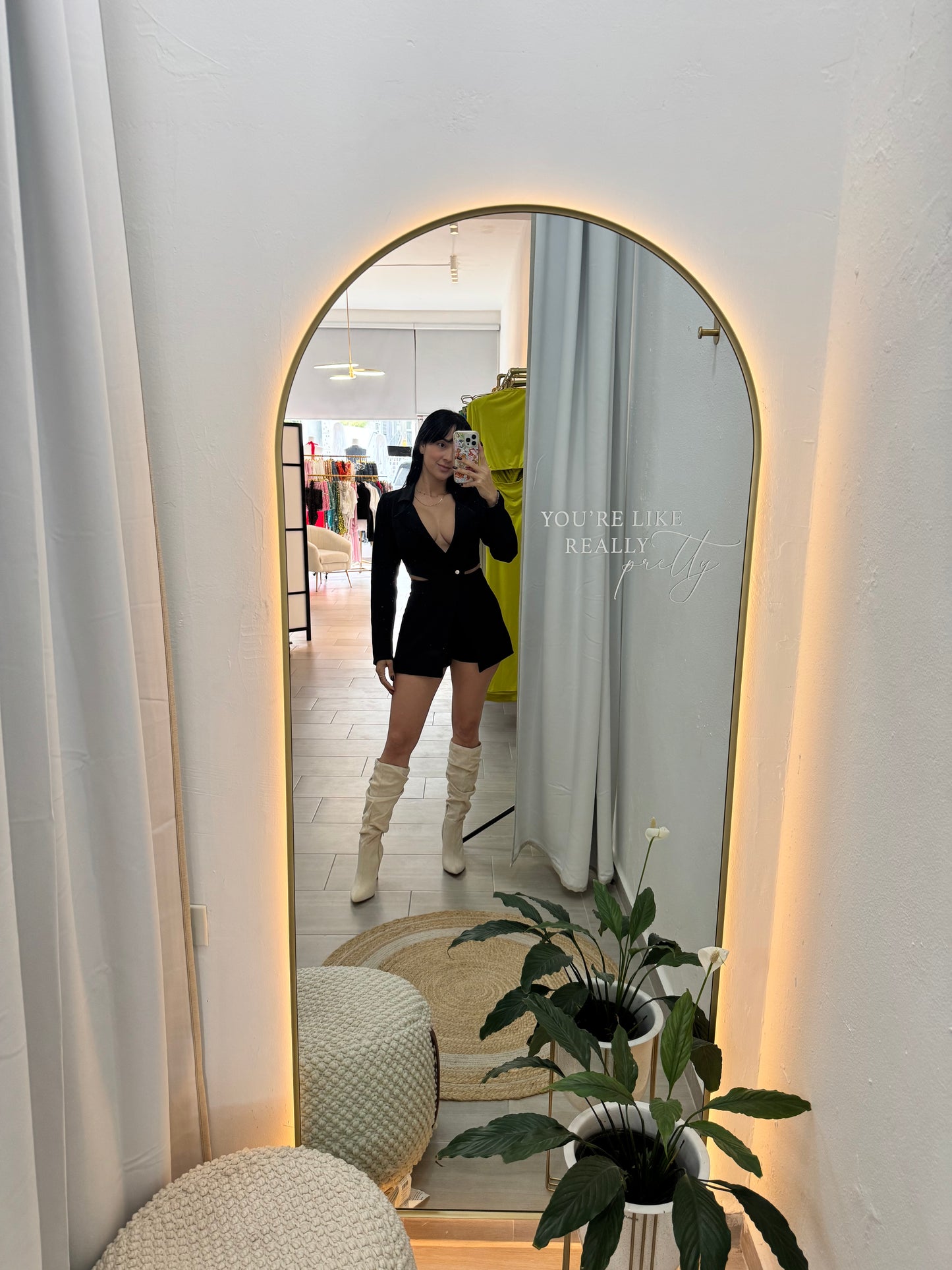 Isabelle Romper Black