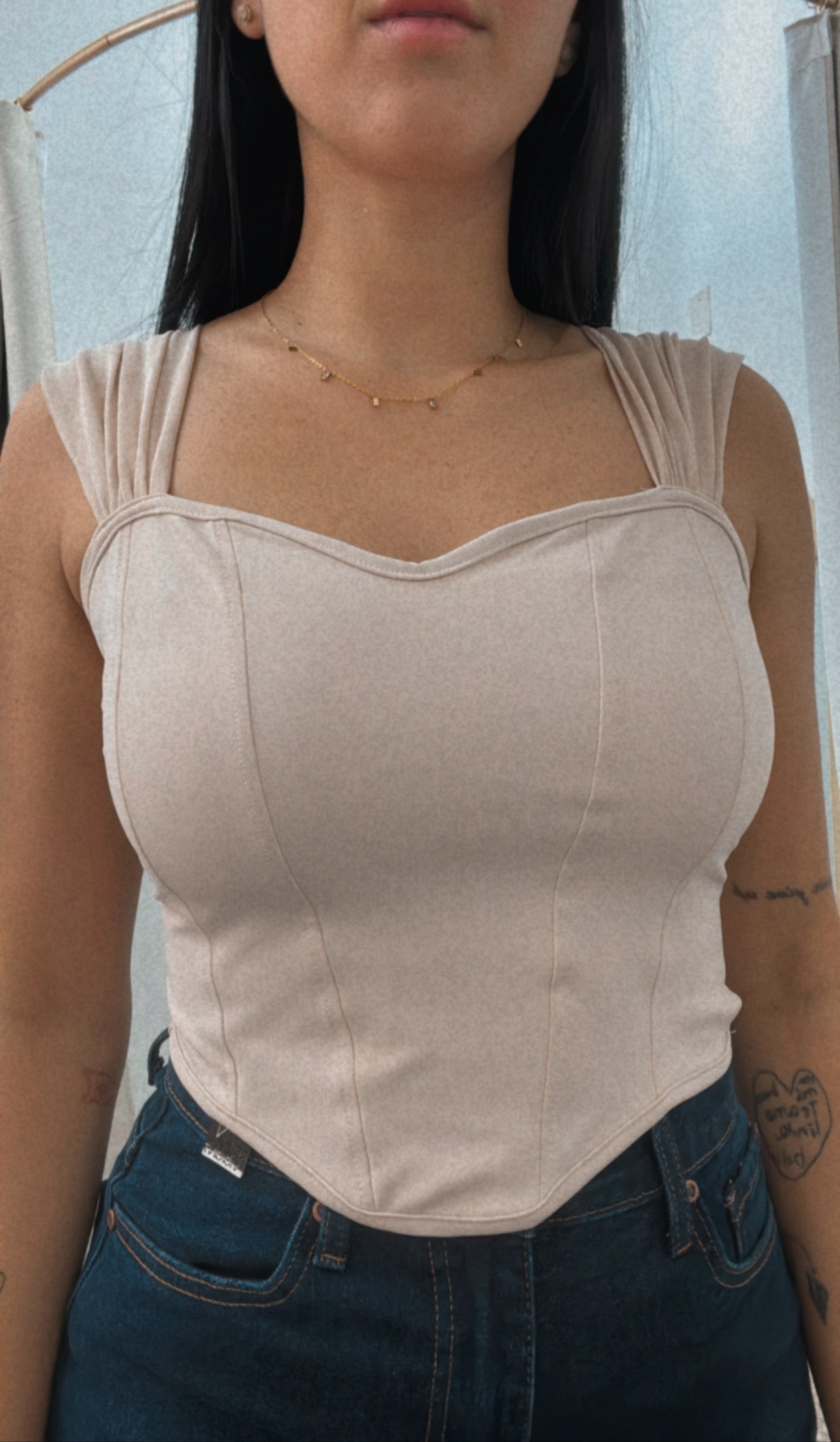 Ely Camel Top