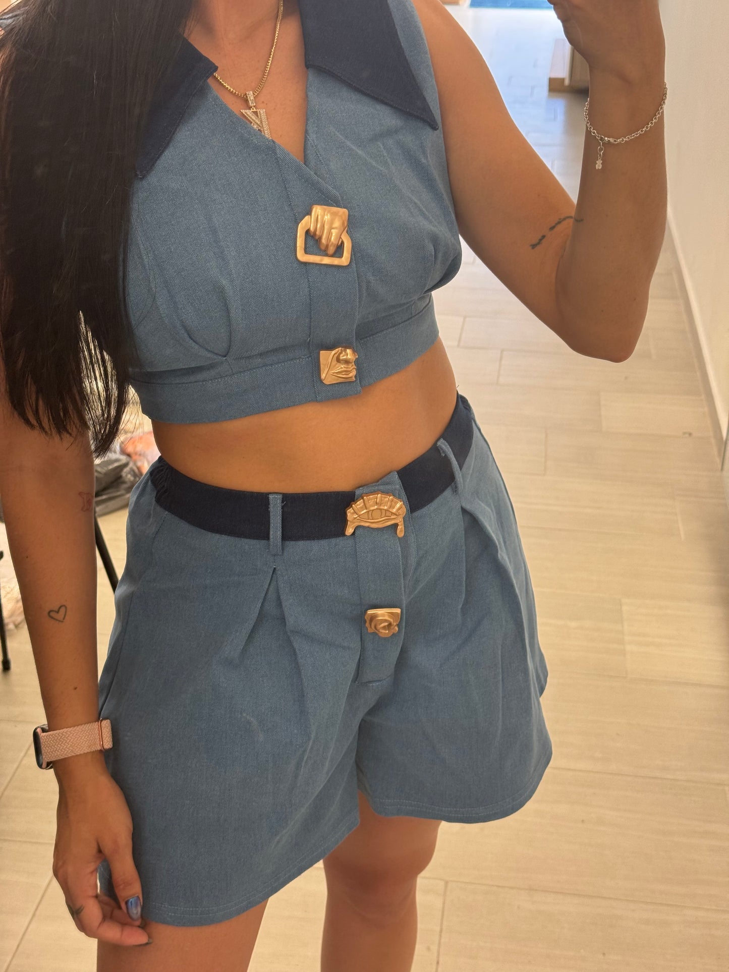 Shorts Set Blue