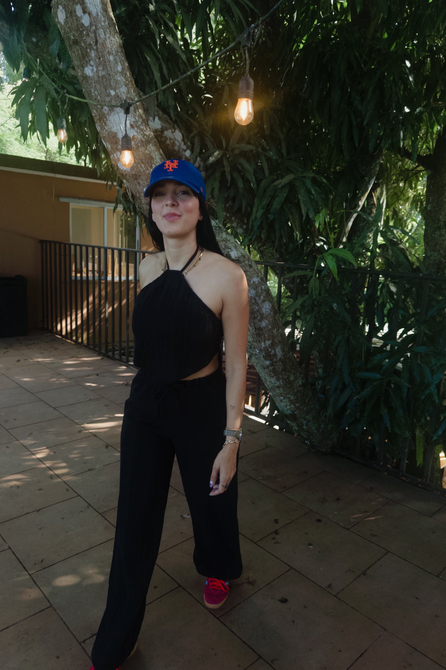 Black Long Pant Set Adelain