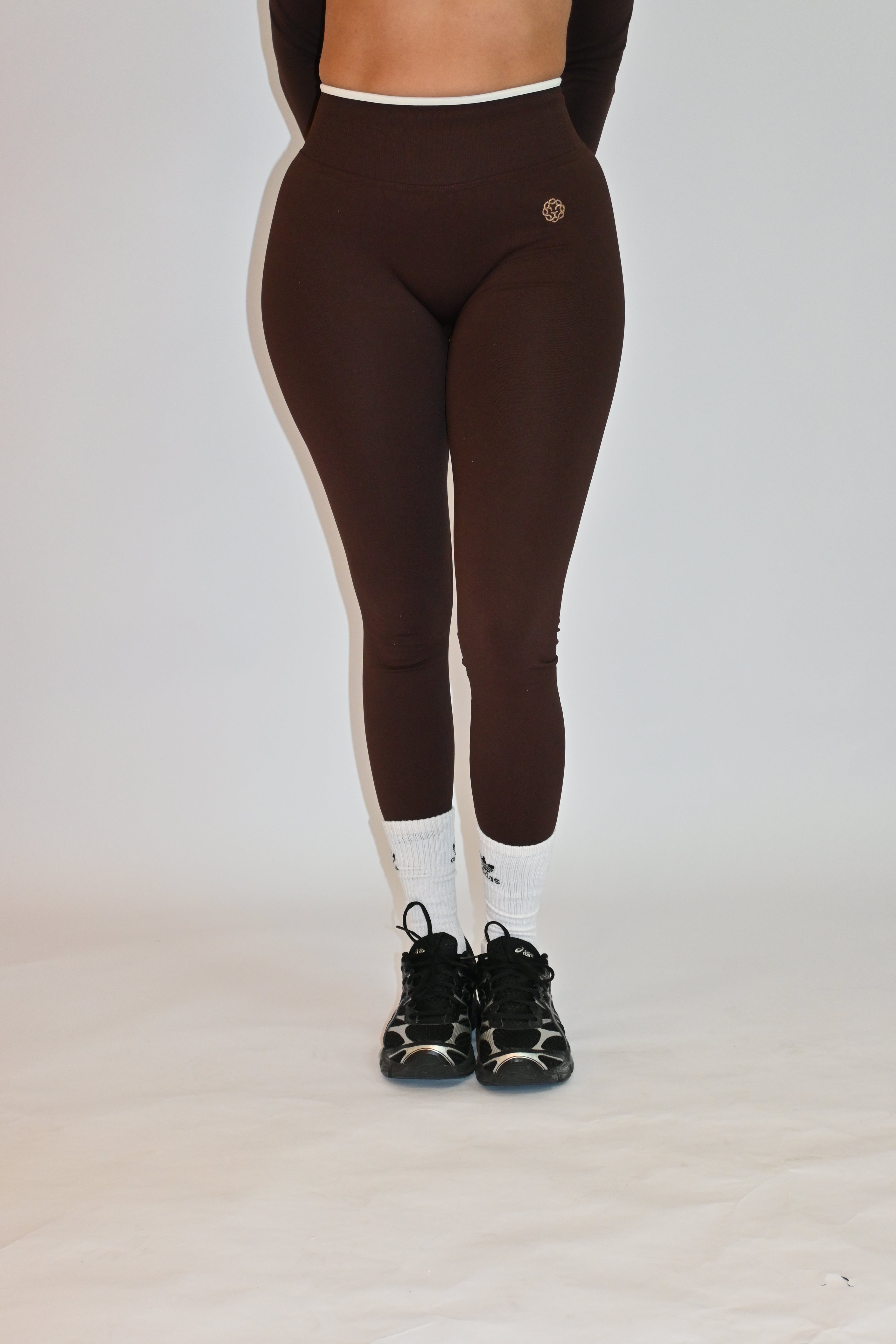 Brown Long Sleeve Pants Set