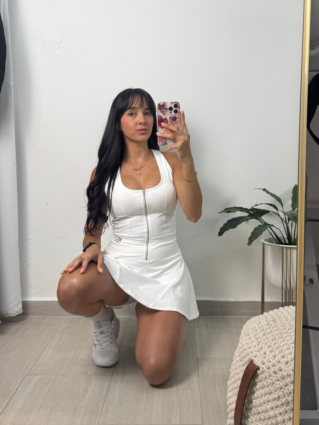 White Gym Dress