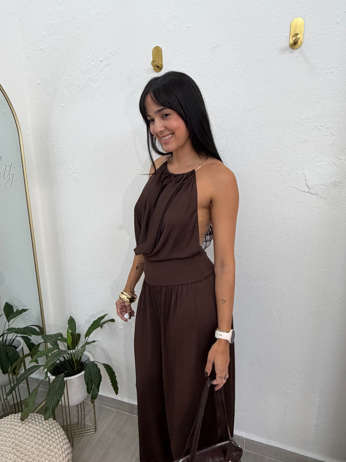 Brown Pants Set
