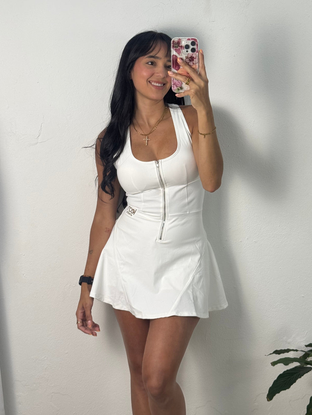 White Gym Dress