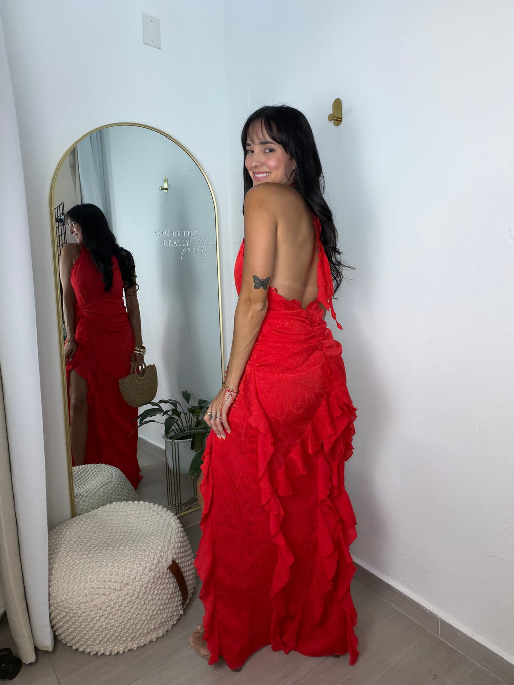 Maxi Dress Red