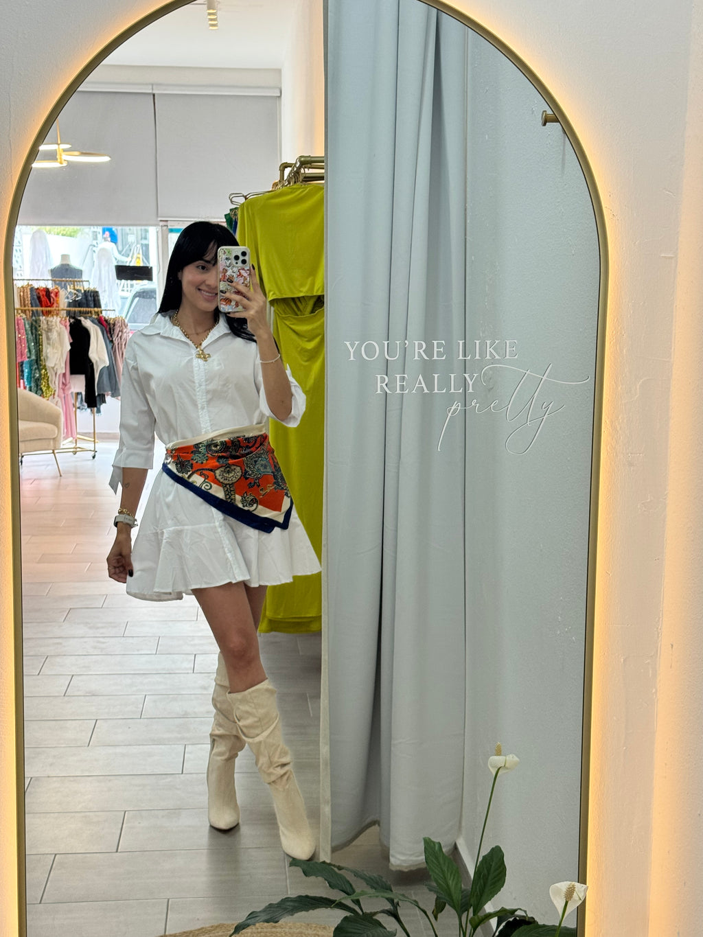 Cami White Dress