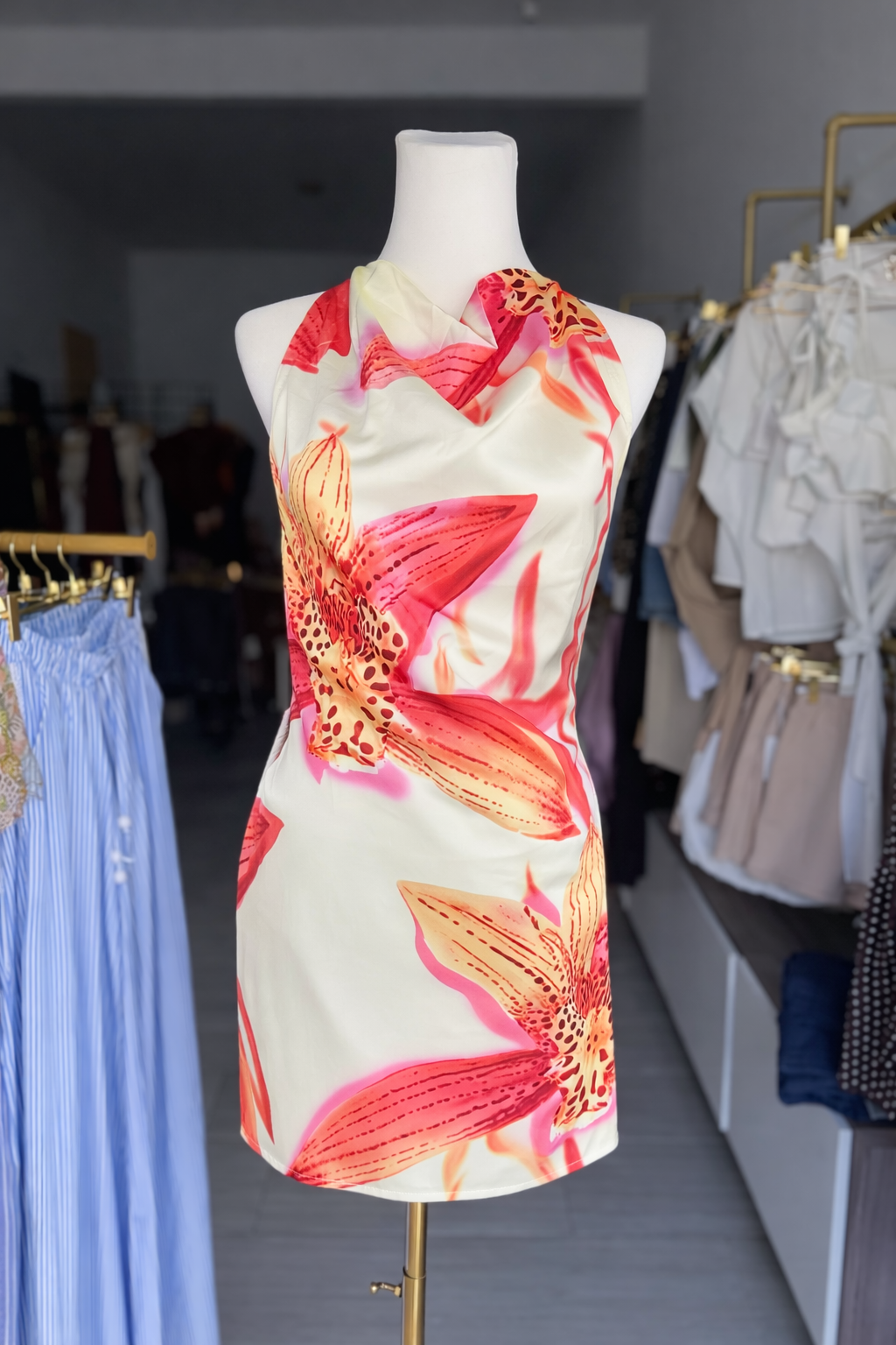 Bodycon Mini Dress Light Yellow