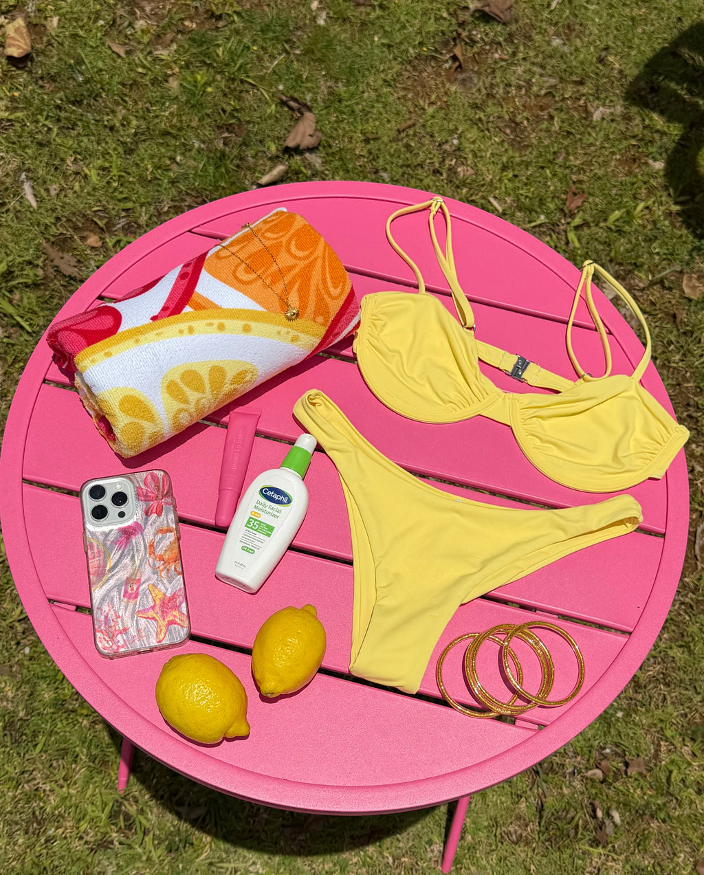 Yellow Crush Bikini Set
