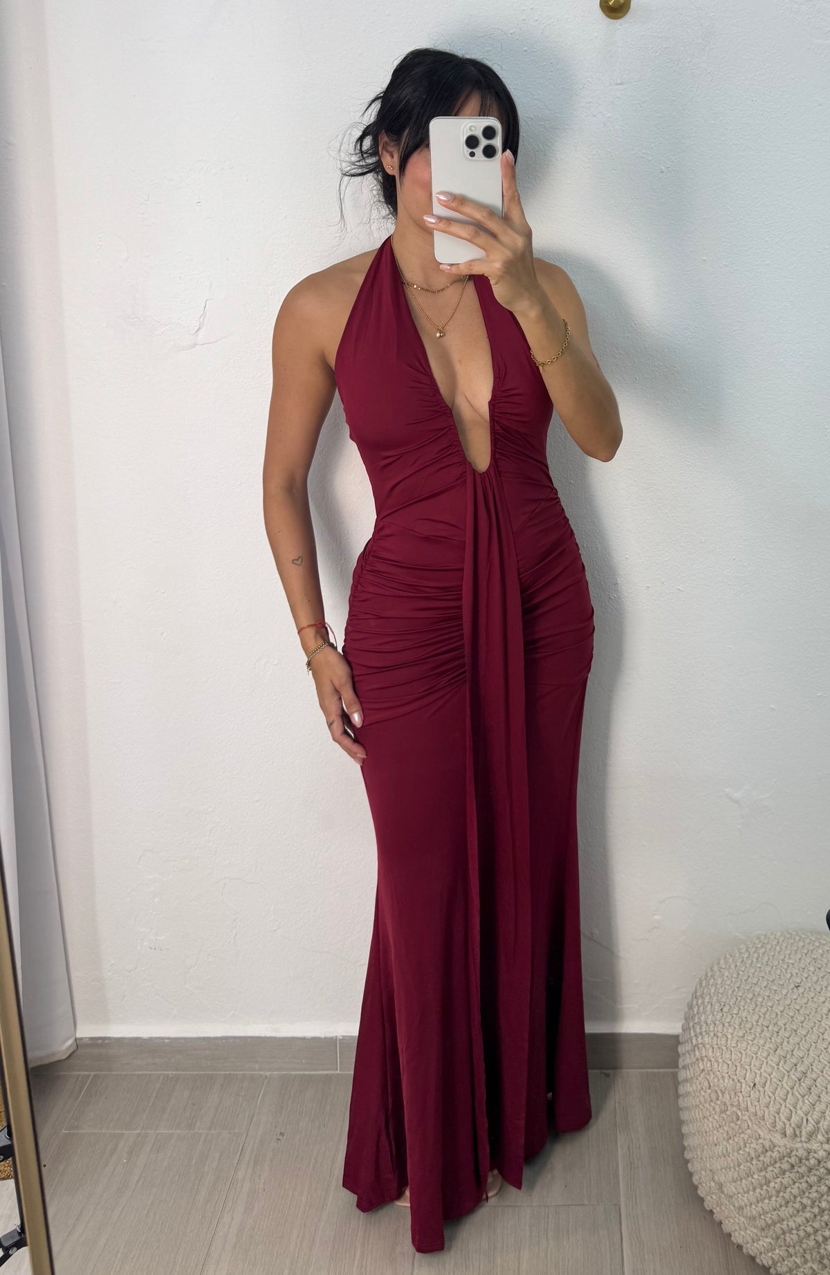 Ruched Maxi Dress