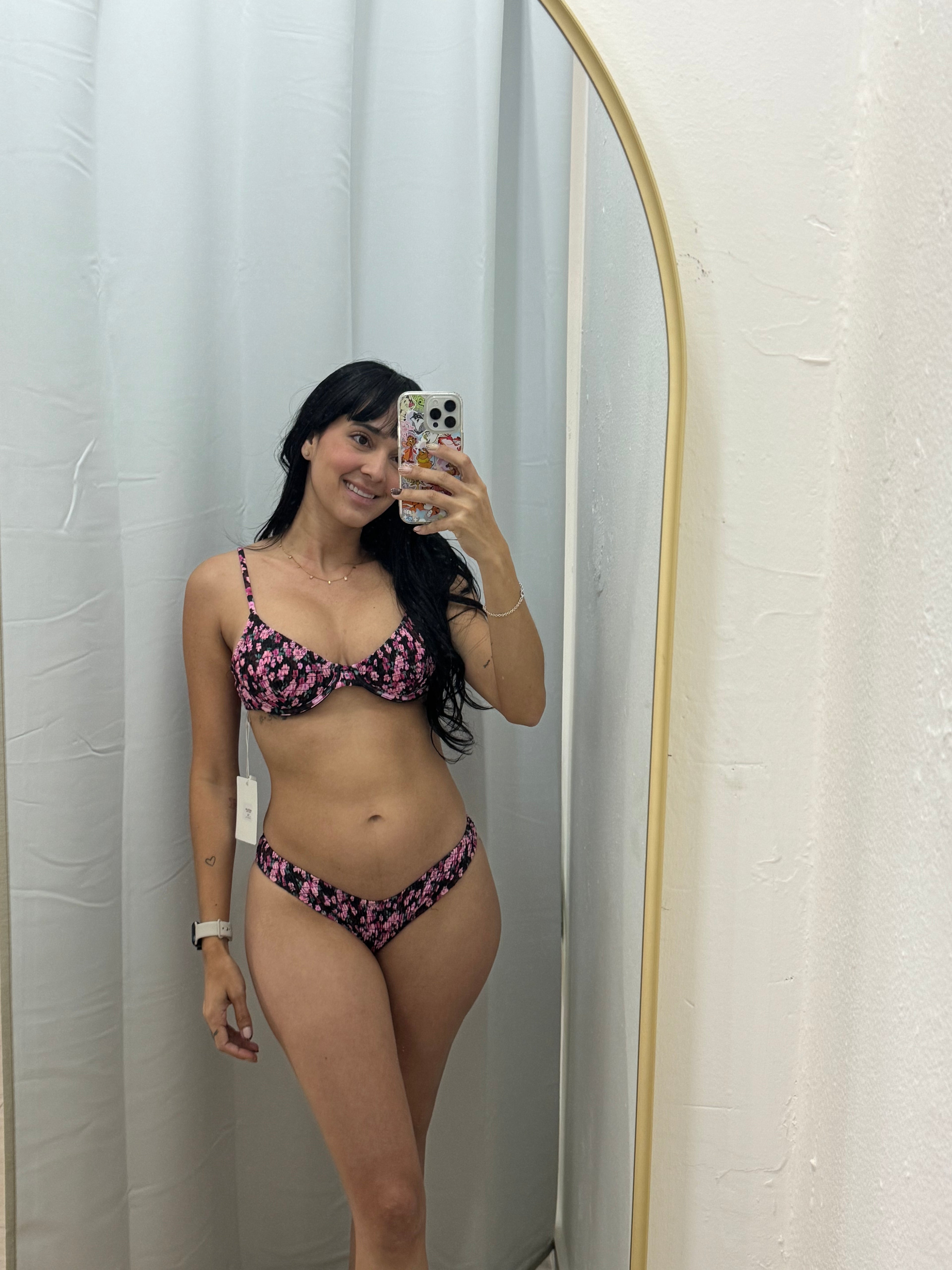 Midnight Blossoms Bikini Set