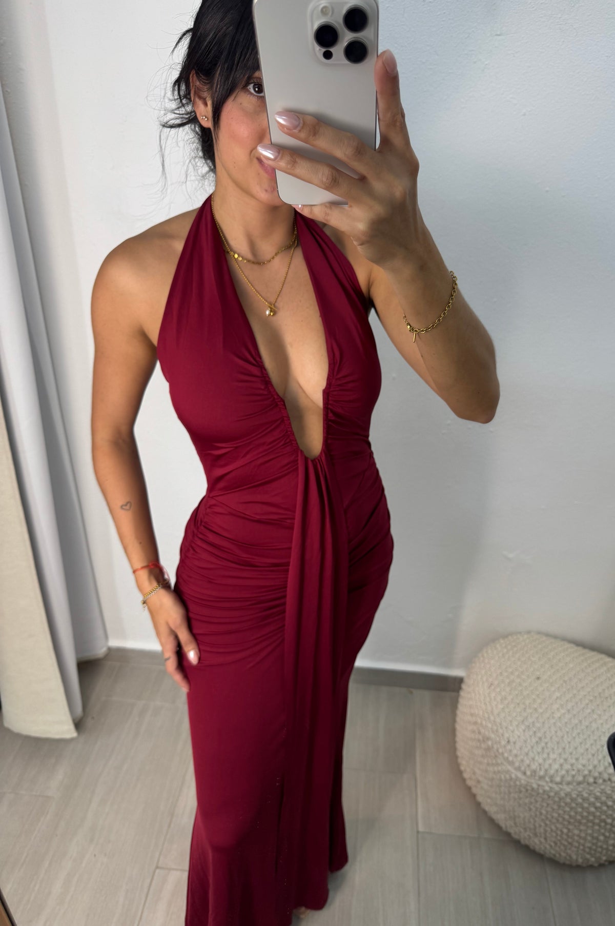 Ruched Maxi Dress