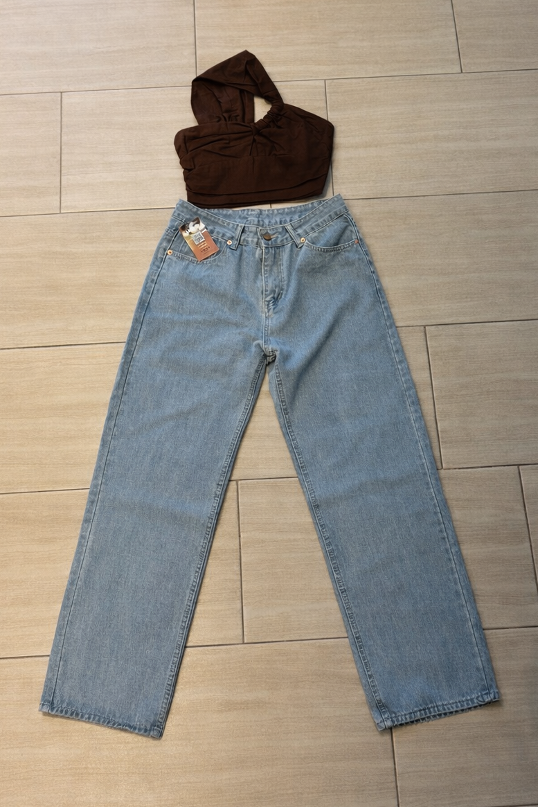 Retro Low Light Blue Jeans