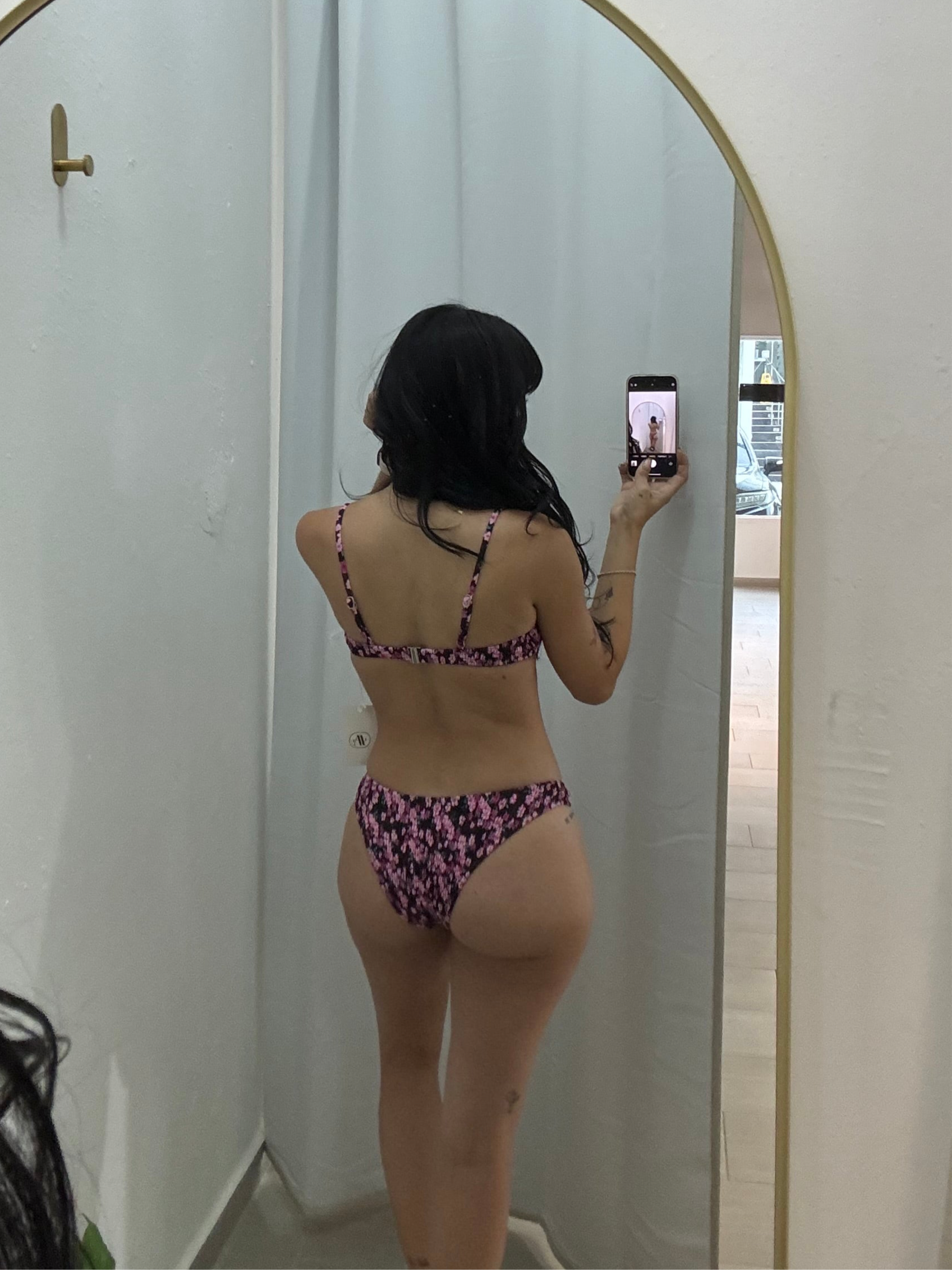 Midnight Blossoms Bikini Set