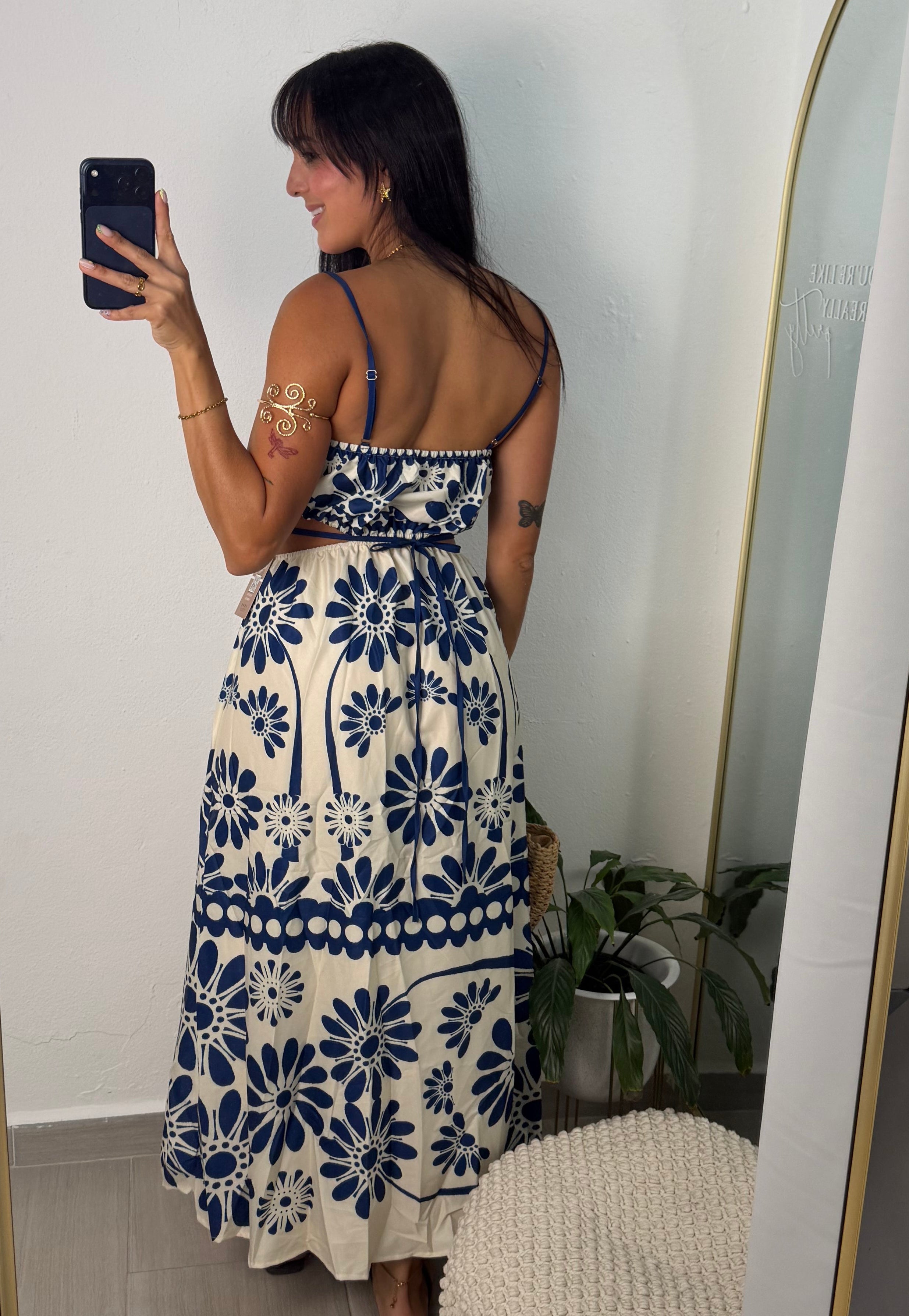 Flower Dress Blue