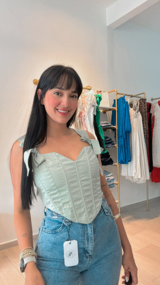 Corset Adela Pistachio