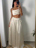 Maxi Skirt Set Off white