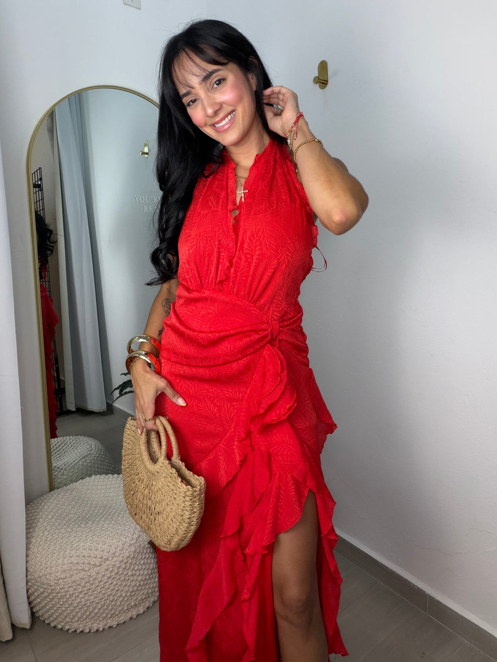 Maxi Dress Red