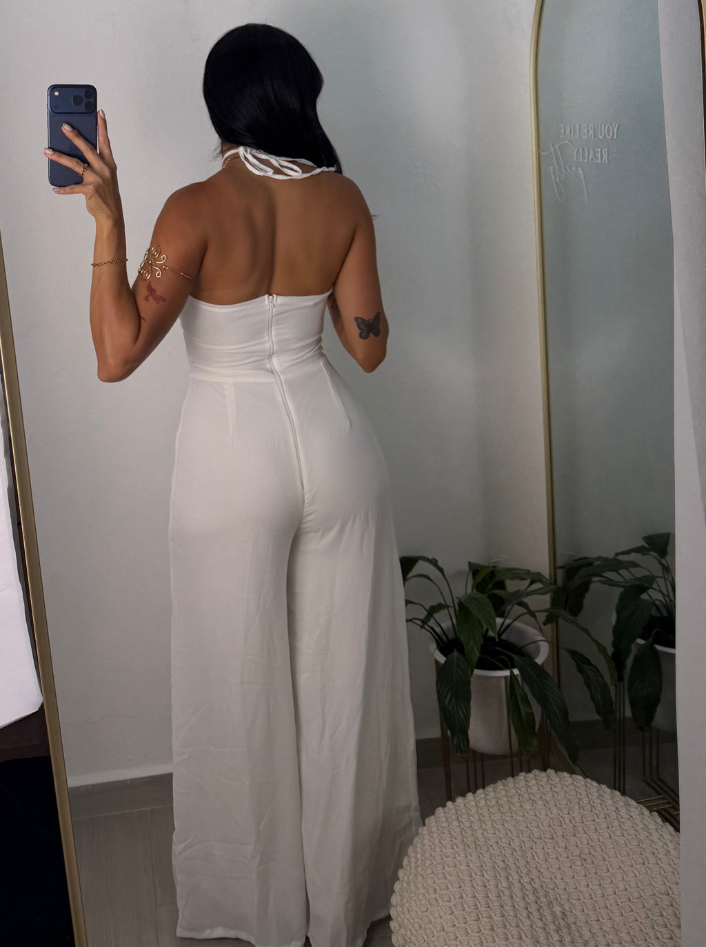 Celi Jumpsuit White
