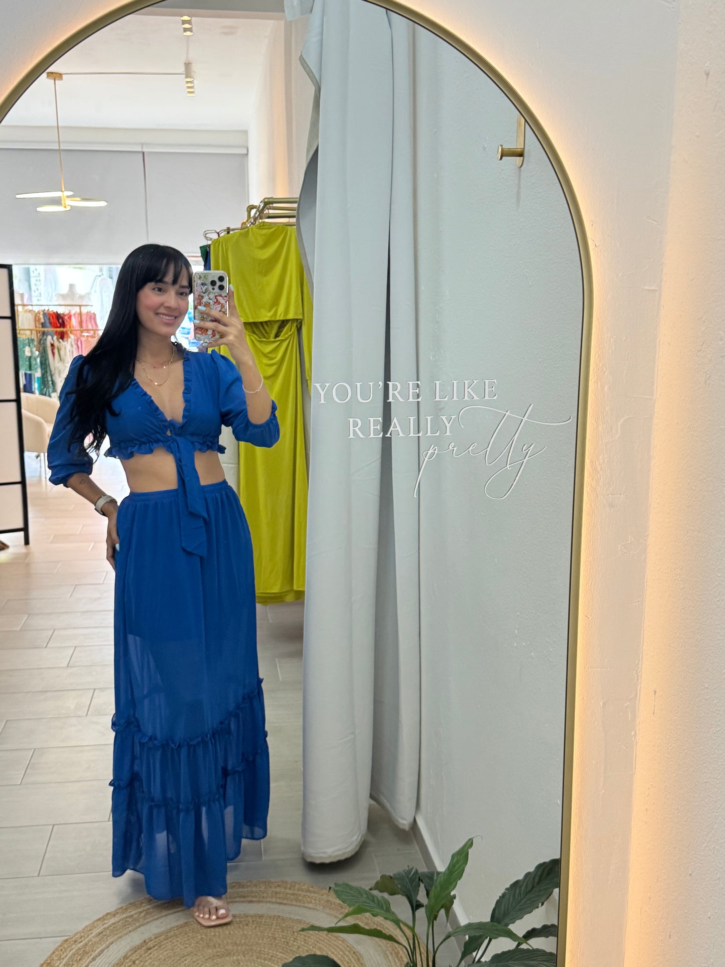 Skirt Set Blue