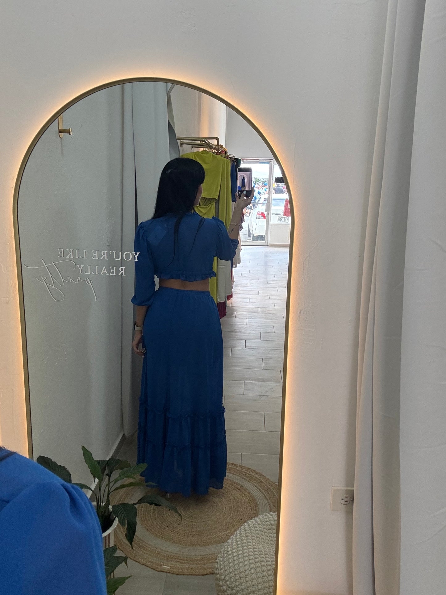 Skirt Set Blue