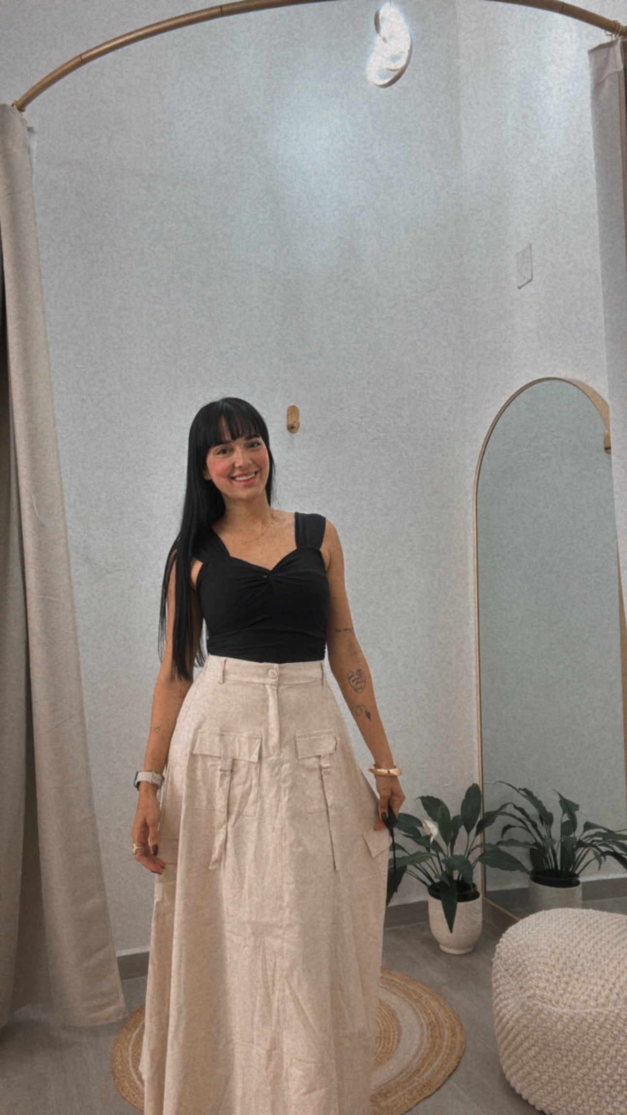 Rosaly Black Top