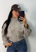 Light Grey Zip Jacket