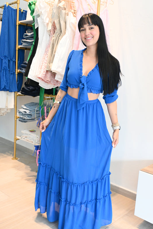 Skirt Set Blue