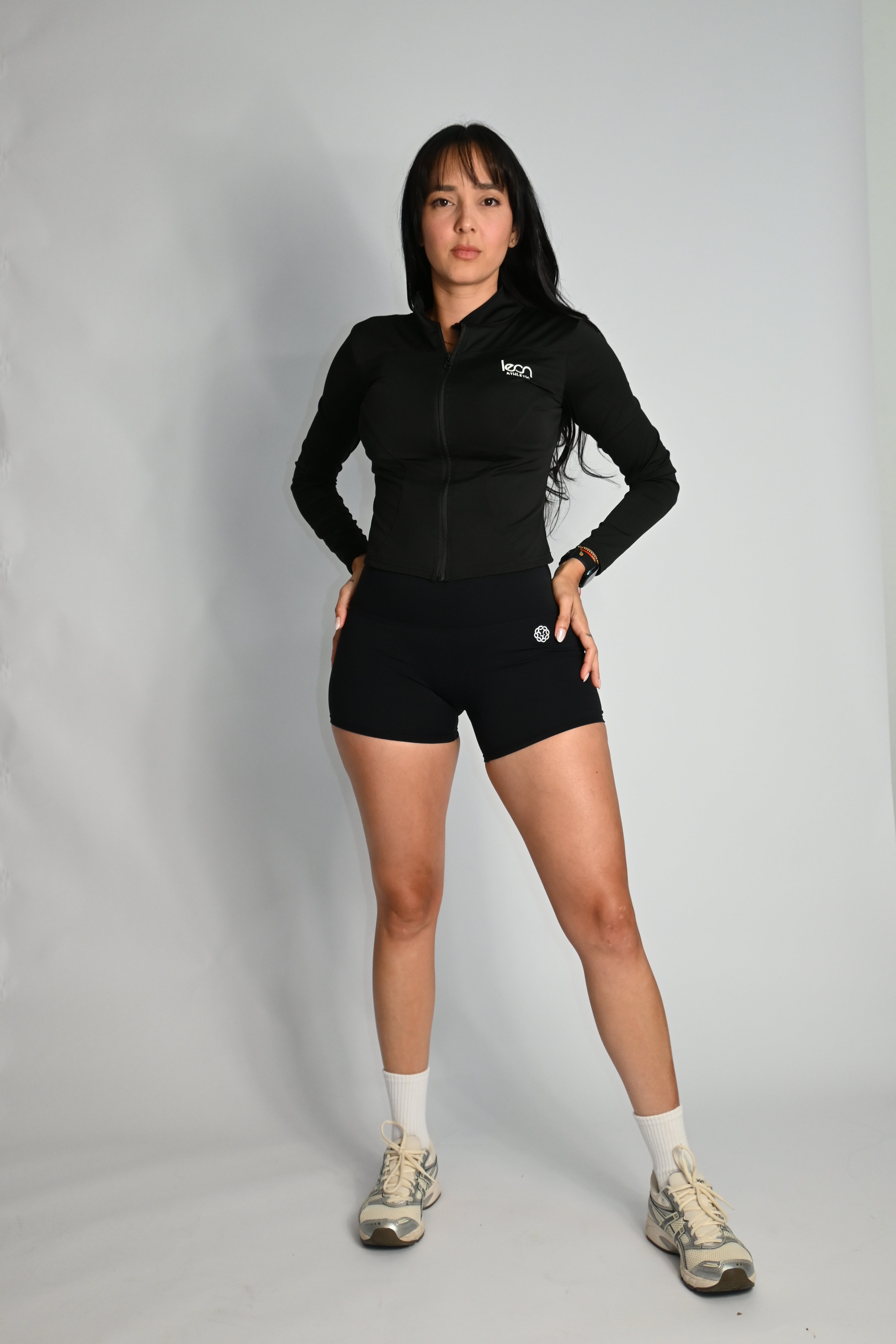 Black Leon Gym Jacket