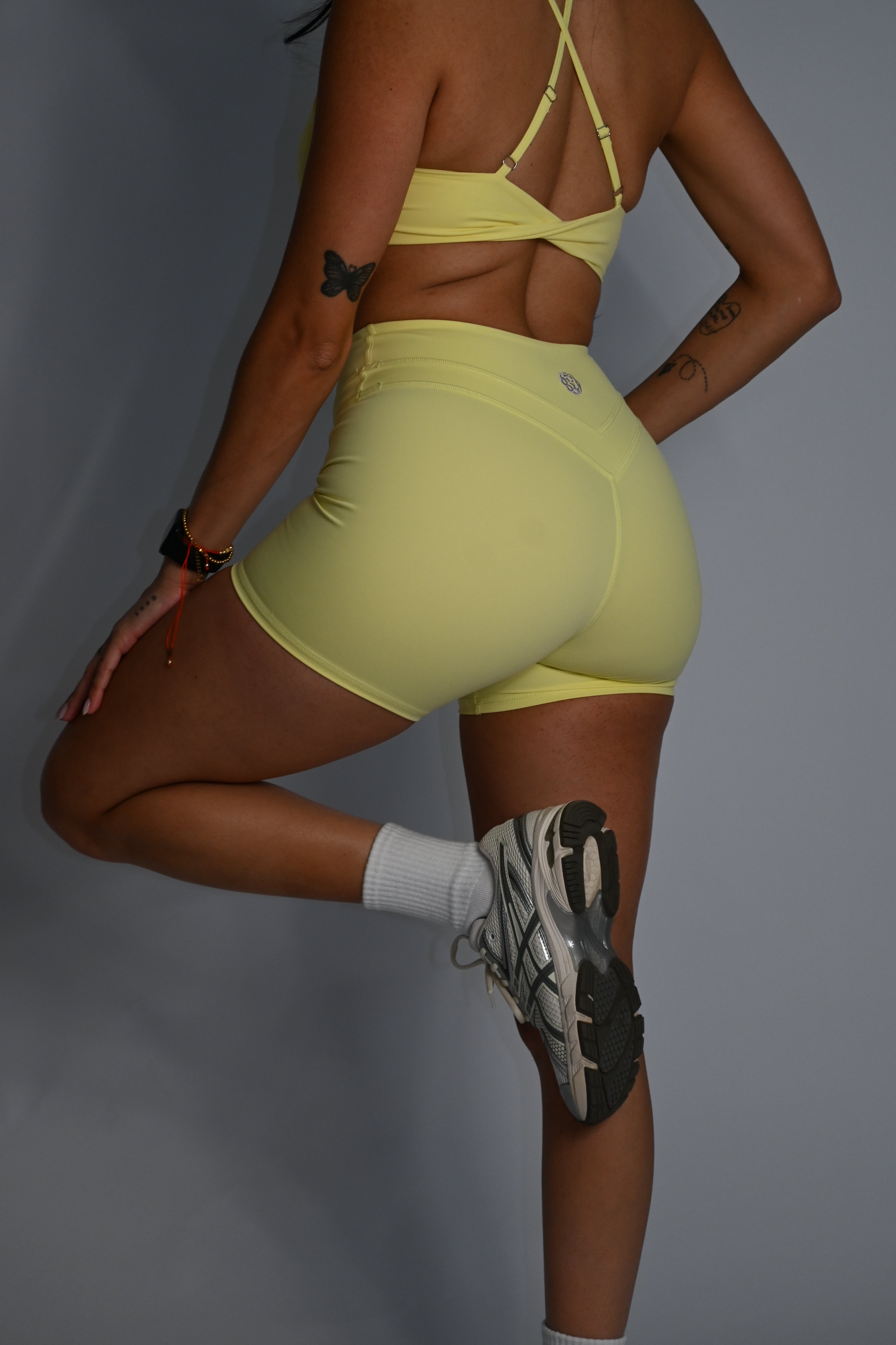 Yellow Short Gym Set