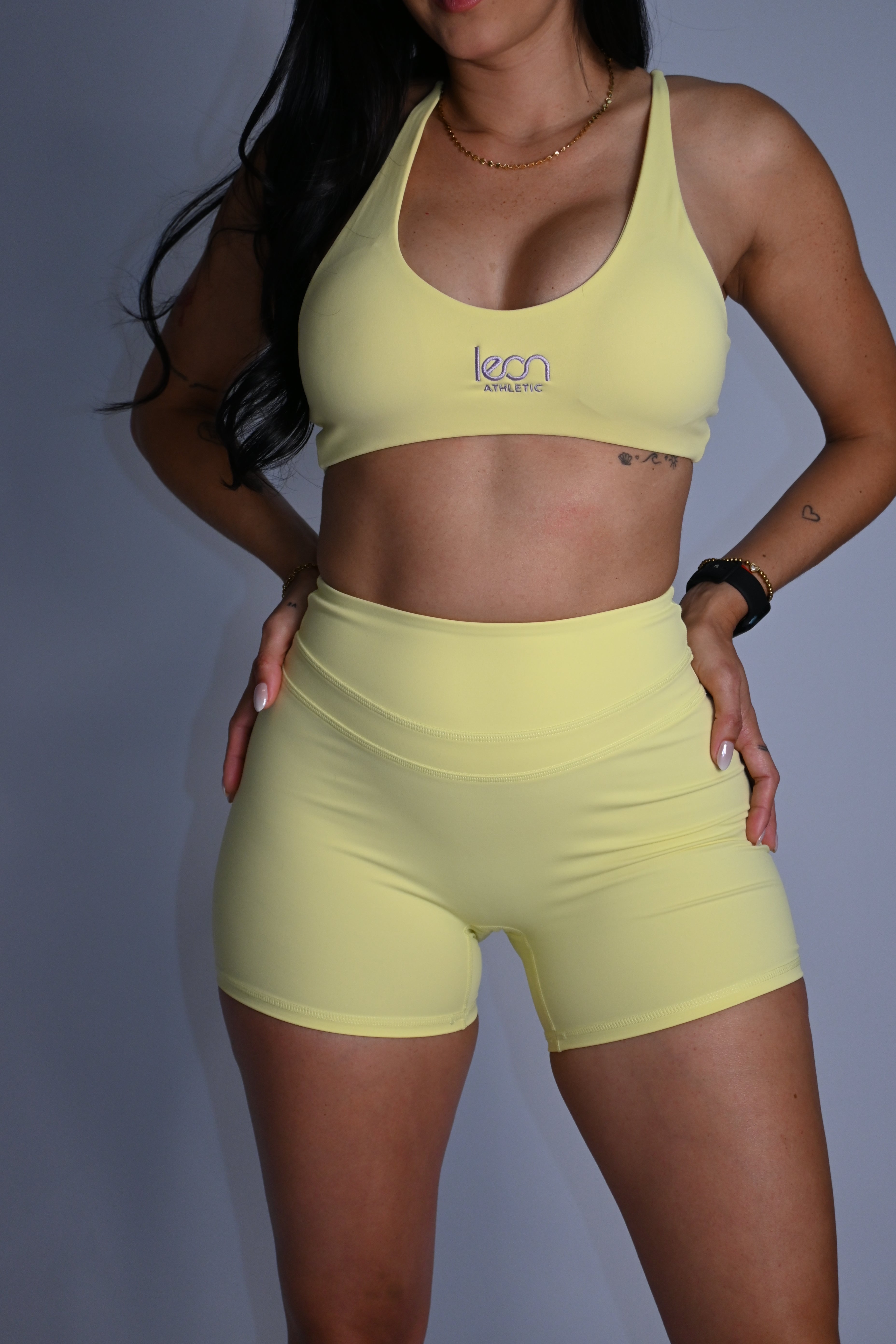 Yellow Short Gym Set