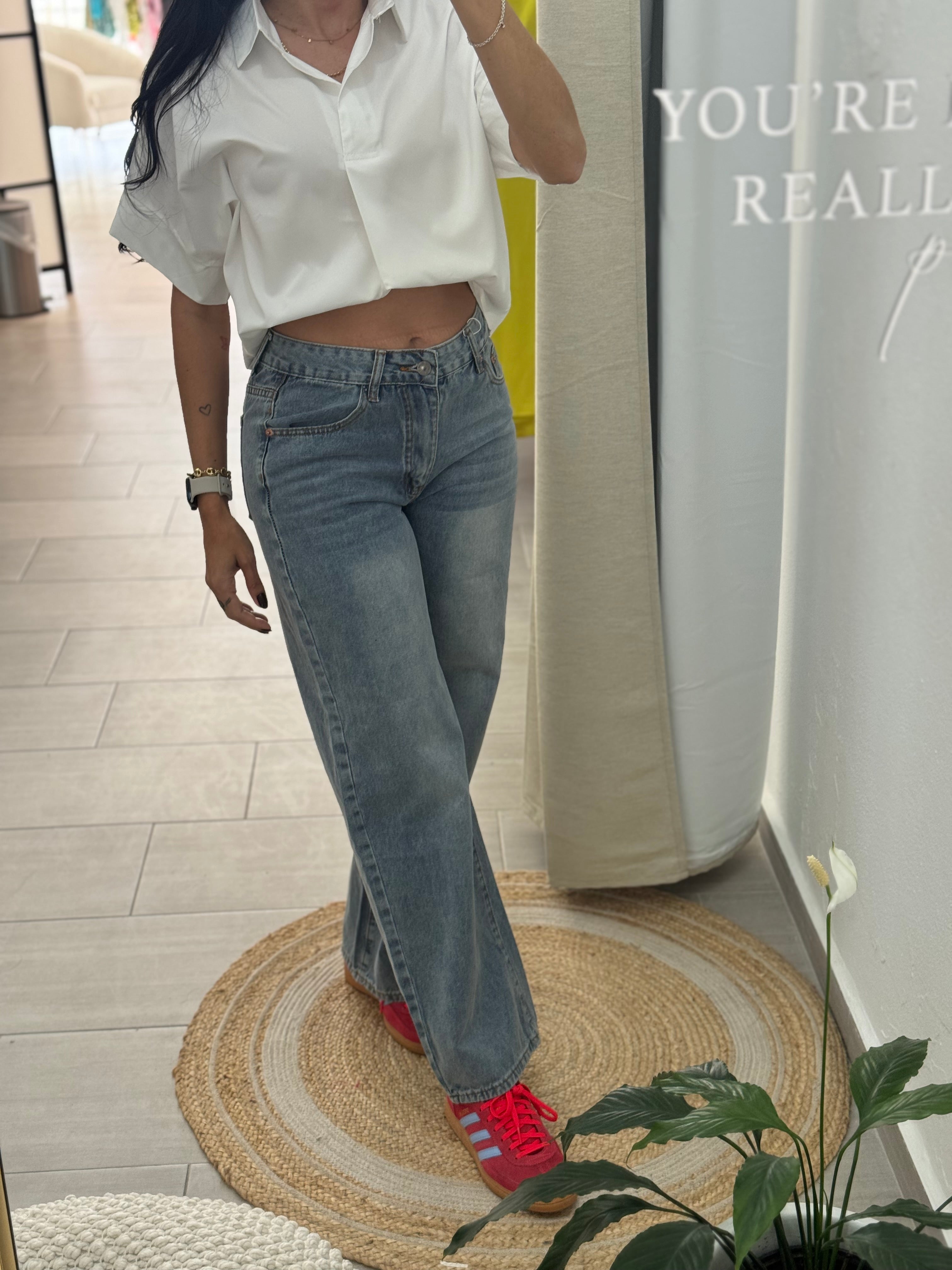 Retro Low Jeans
