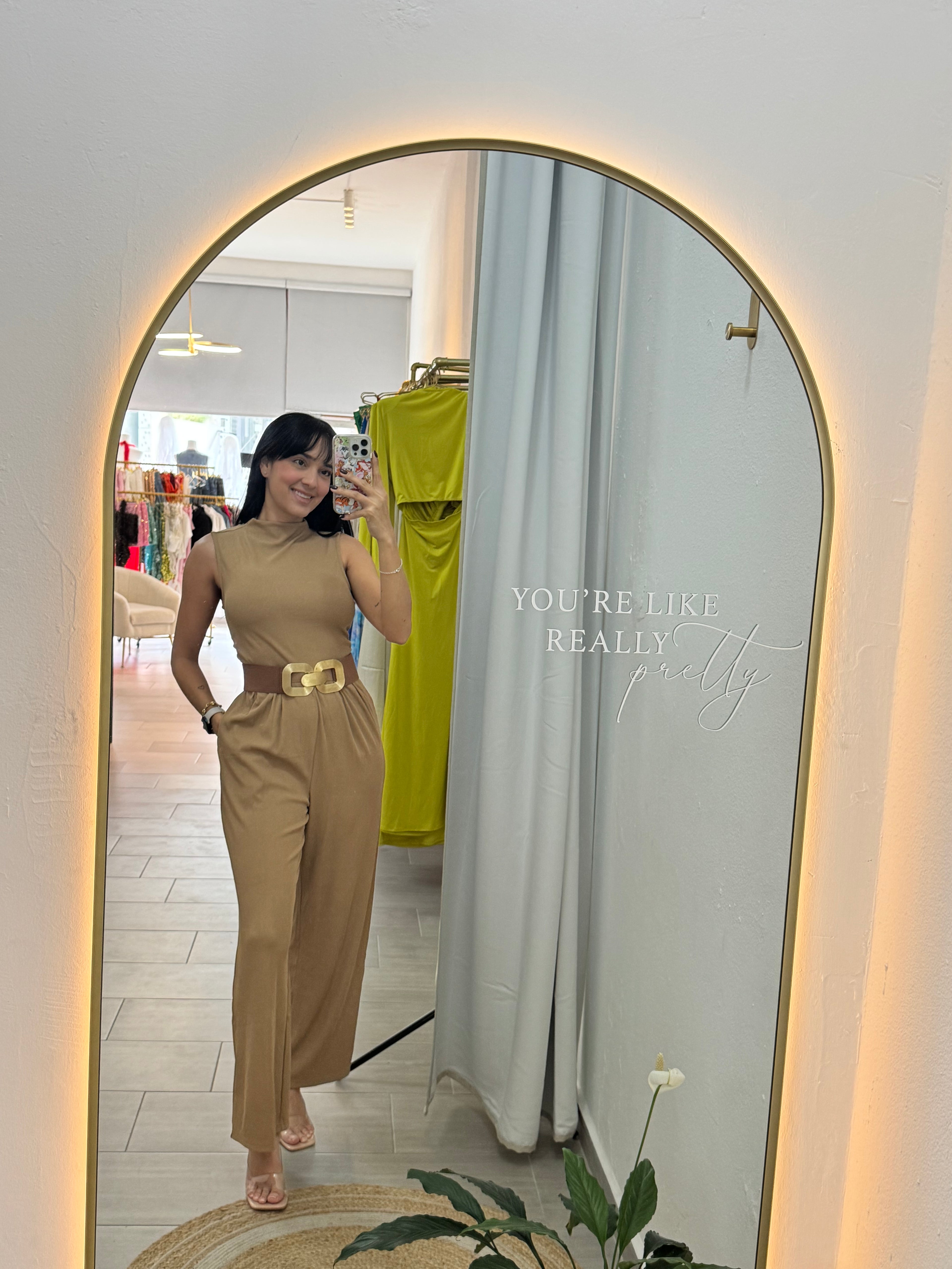 Jessy Camel Overall