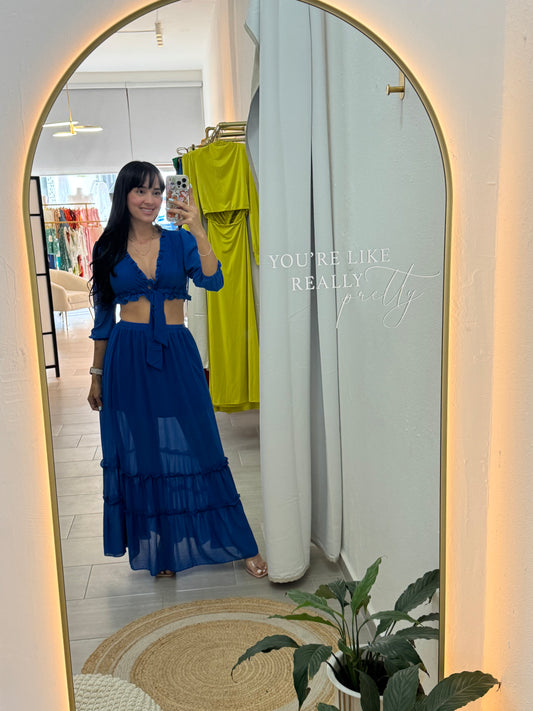 Skirt Set Blue