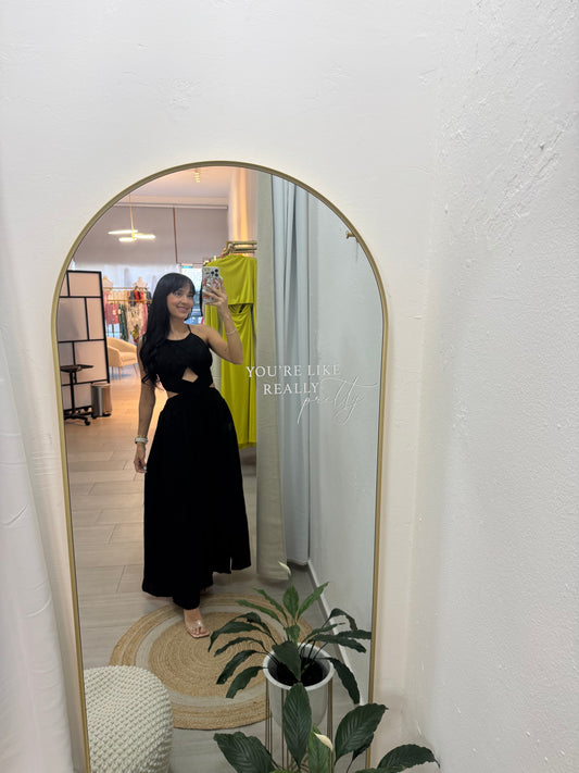 Ruth Long Dress Black