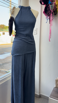 Blue Long Pants Set