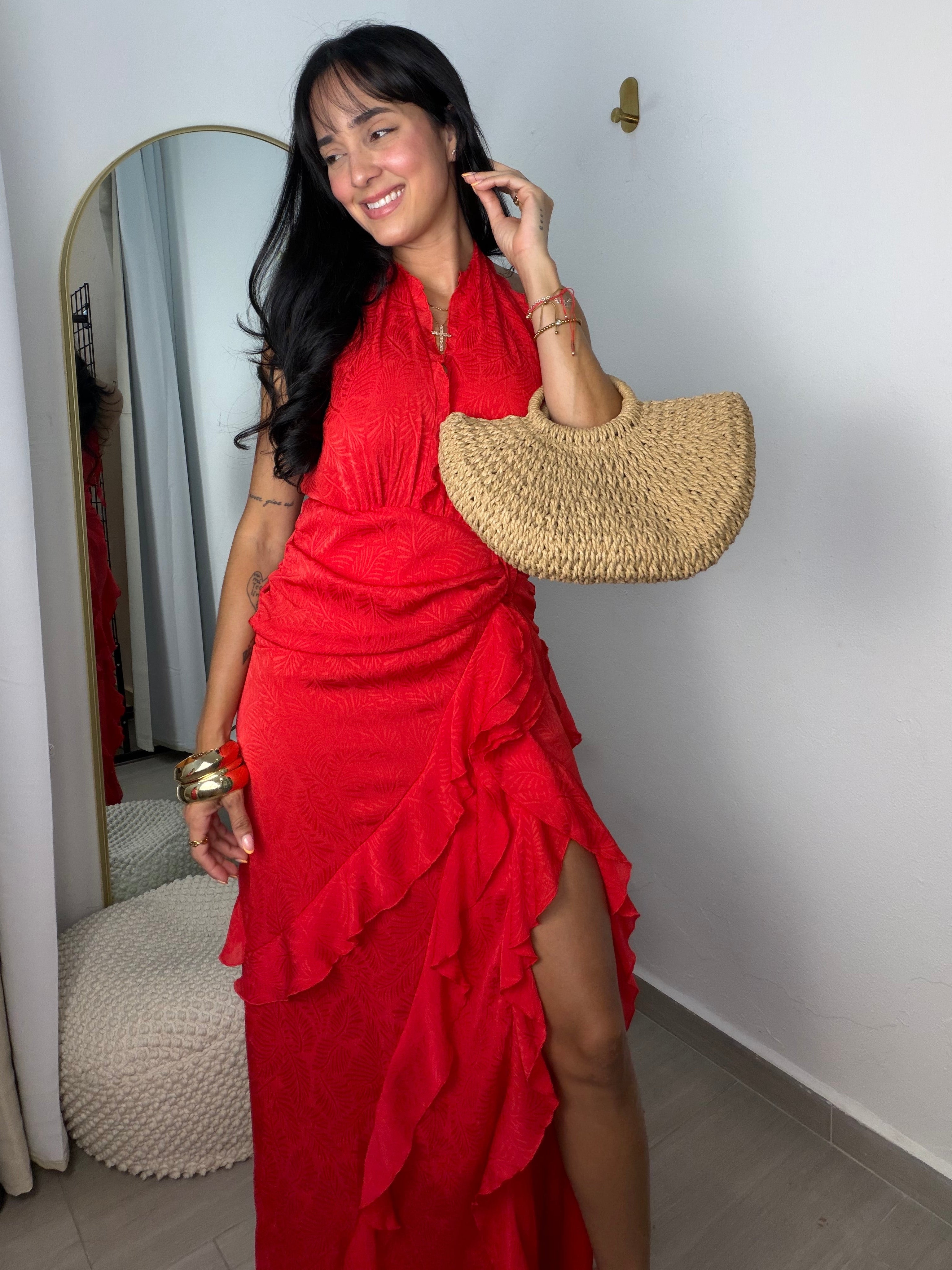 Maxi Dress Red
