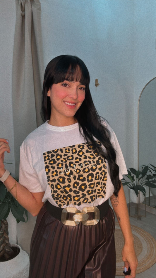 Leopard Patterned T-Shirt