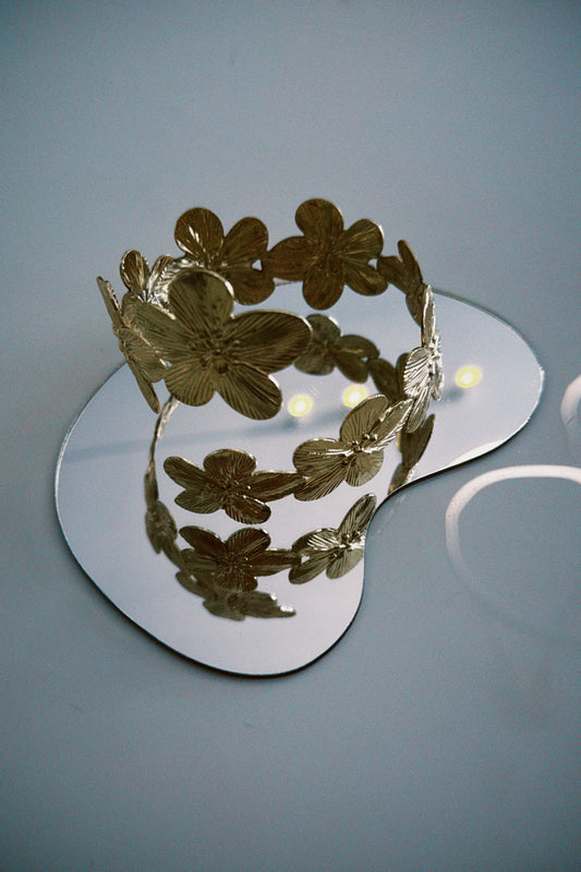 Golden Bloom Bangle