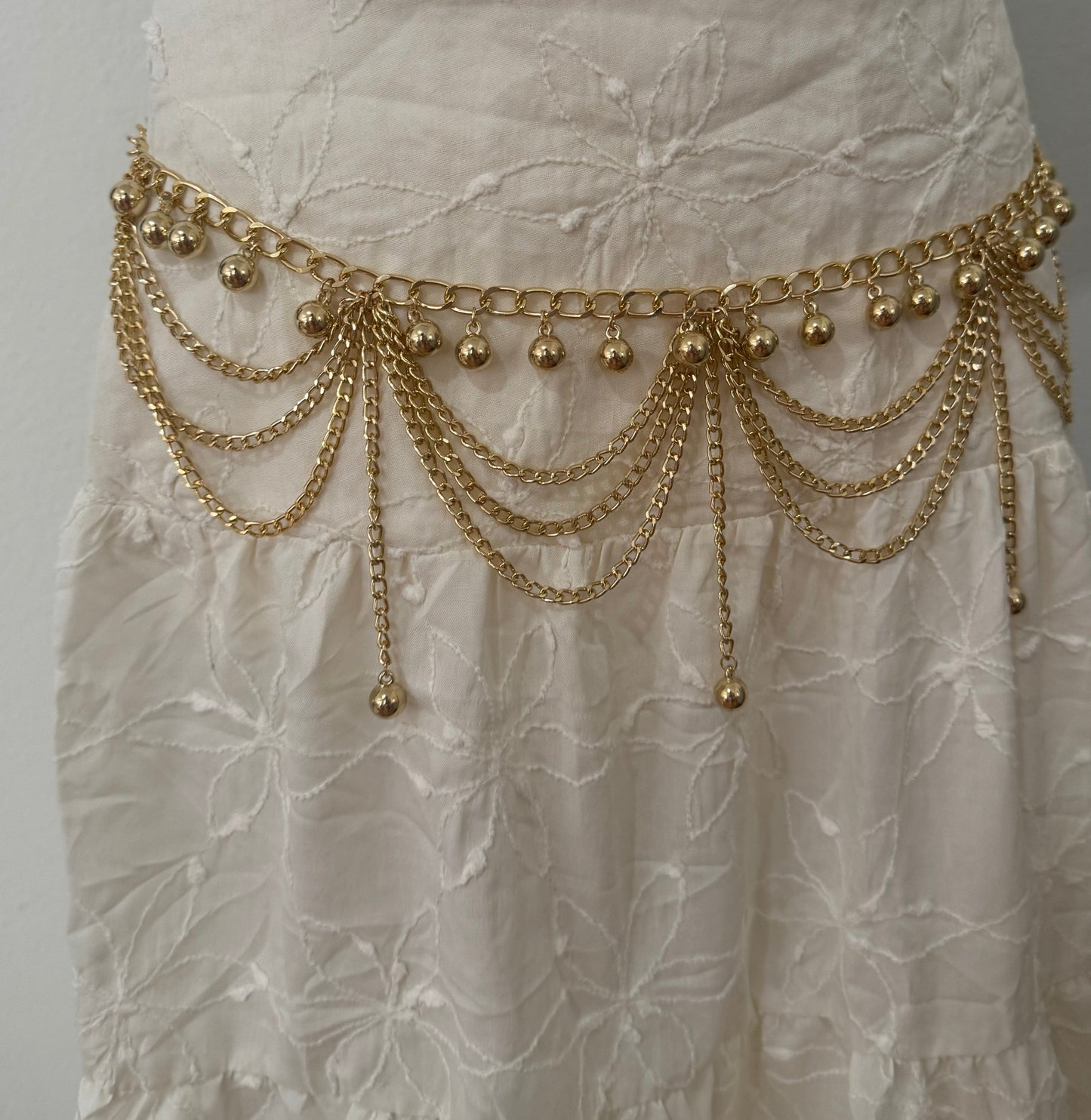 Gold Fringe Belt