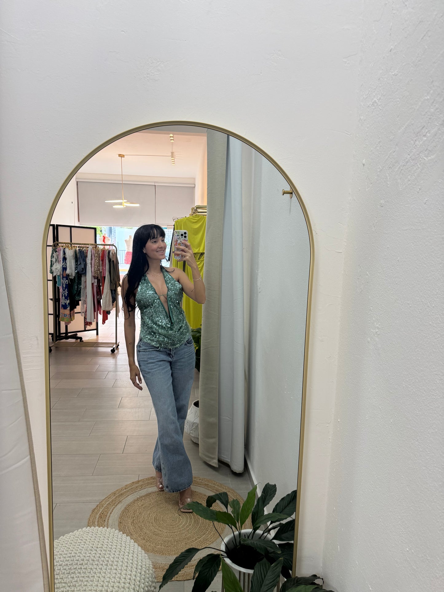 Halter Tanks Green