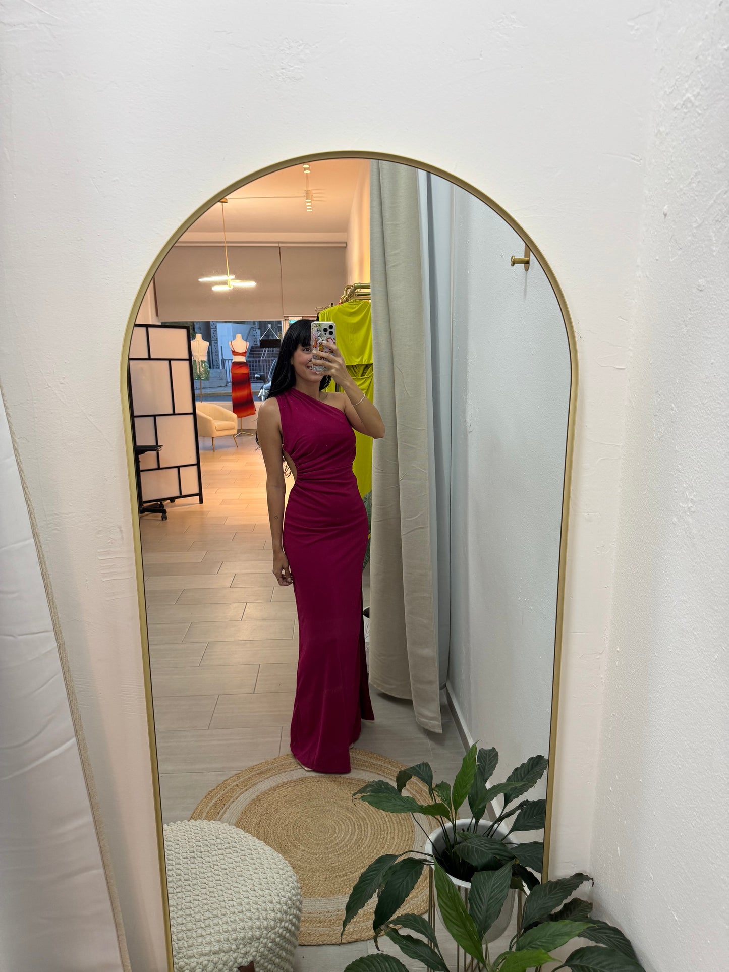 Julia Maxi Dress Fucshia