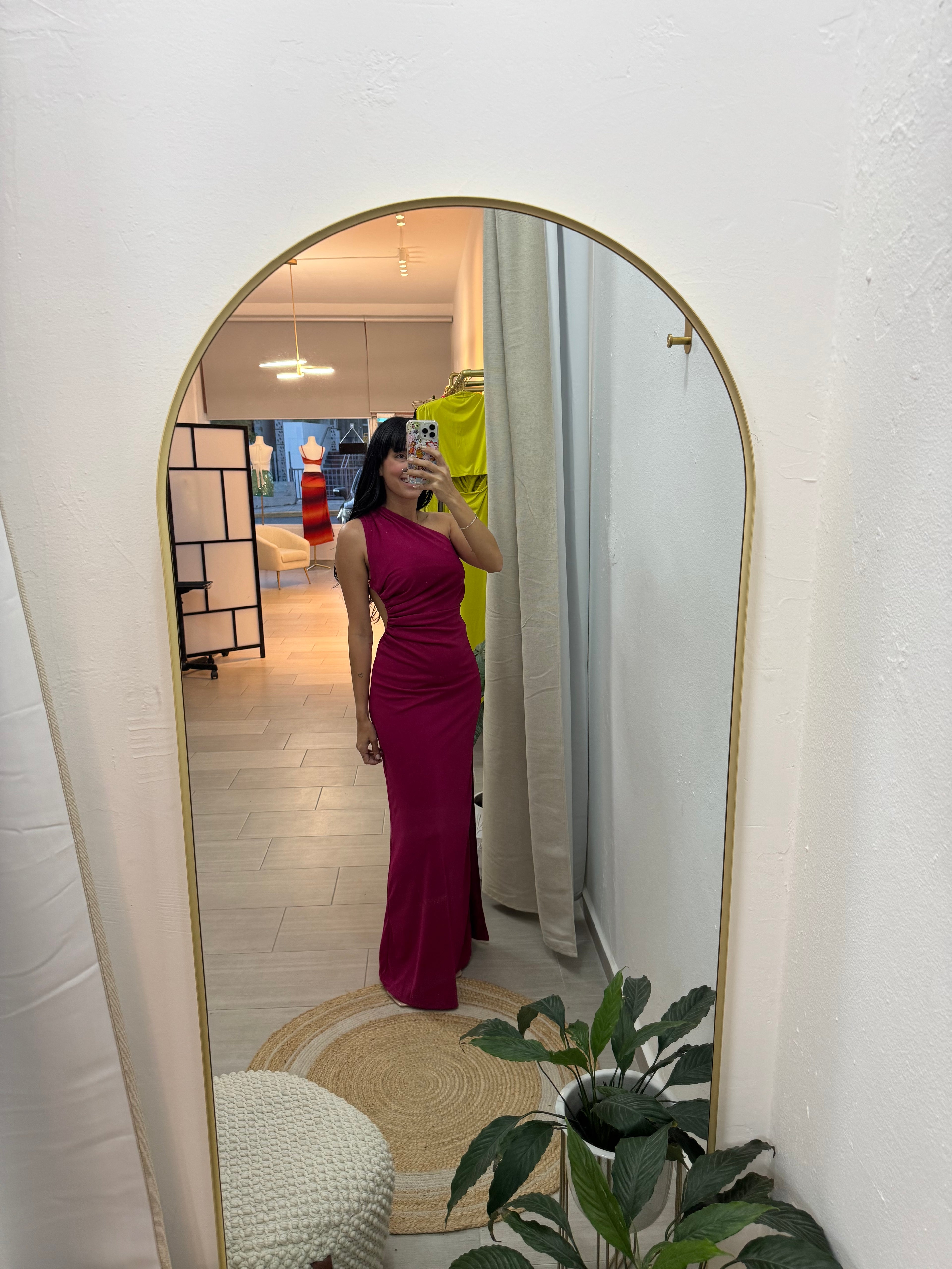Julia Maxi Dress Fucshia
