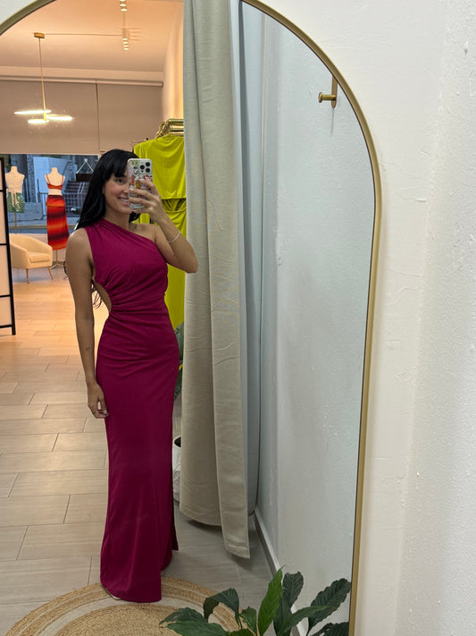 Julia Maxi Dress Fucshia