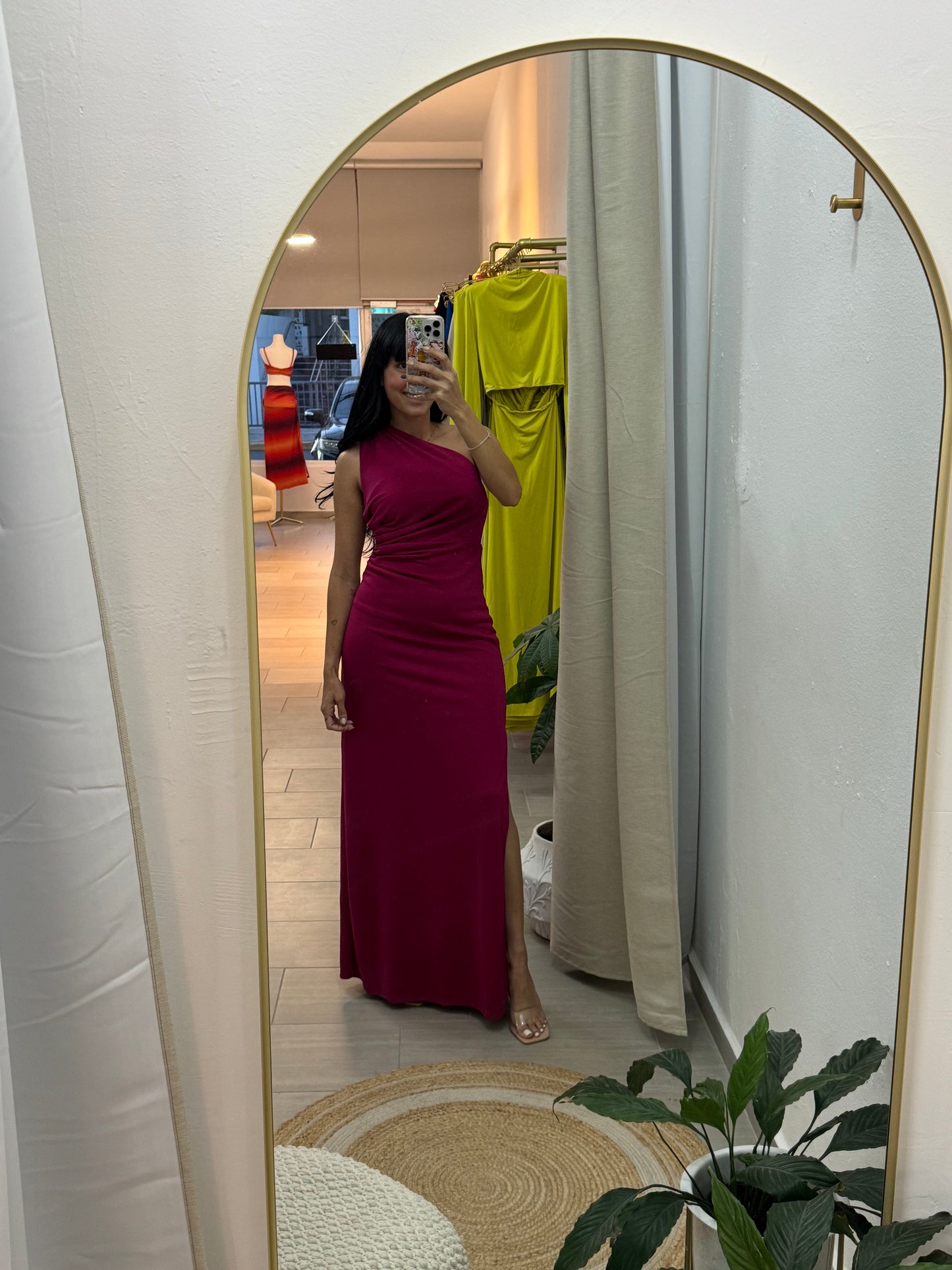 Julia Maxi Dress Fucshia