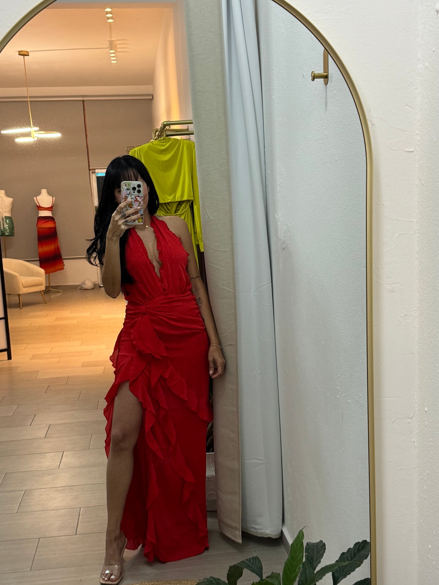 Maxi Dress Red