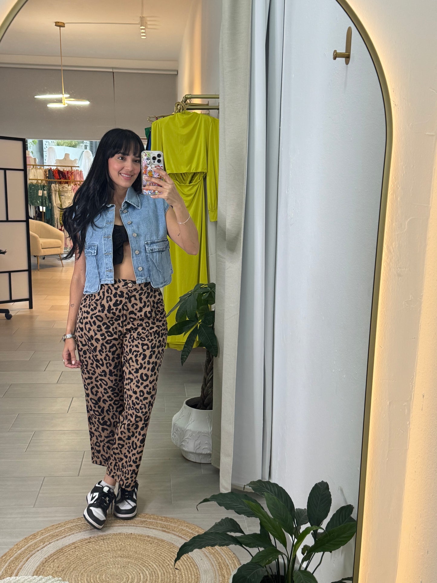Leopard Patterned Pants