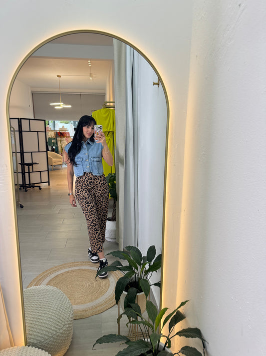 Leopard Patterned Pants