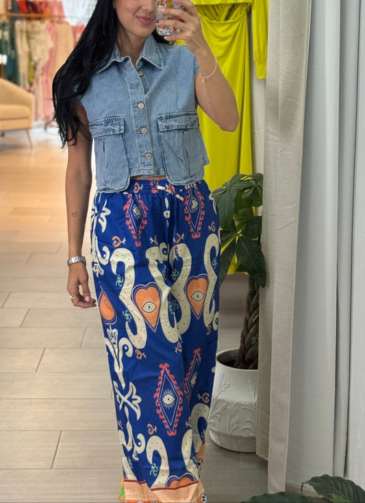 Abstract Long Pants