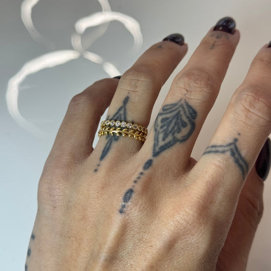 Leaf Ring Set